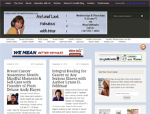 Tablet Screenshot of holistichealthtalkradioforwomen.com